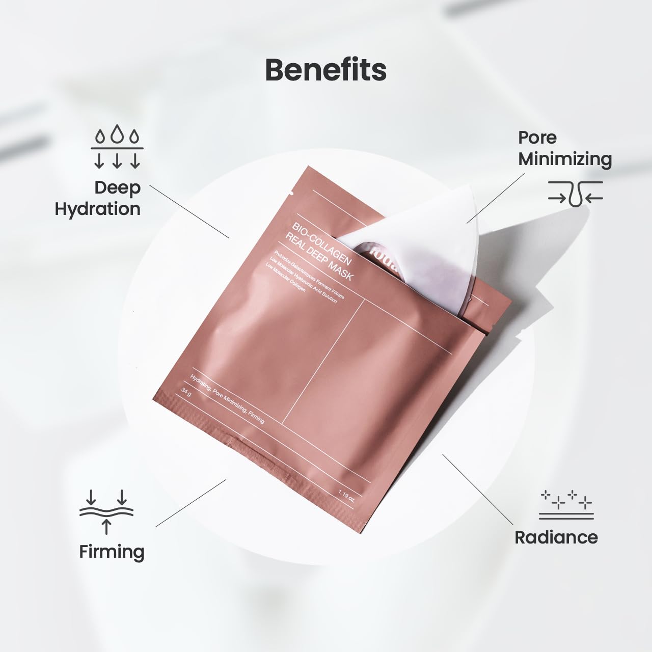 BIODANCE Bio - Collagen Hydrogel Mask – Hydrating & Pore Minimizing (4 Pack) - SmartPagesHub.com