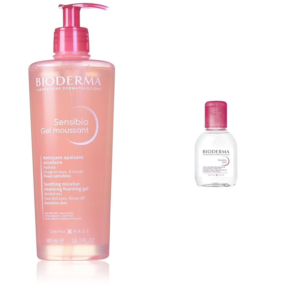 Bioderma Sensibio Foaming Gel – Gentle Cleanser for Sensitive Skin, Unscented - SmartPagesHub.com