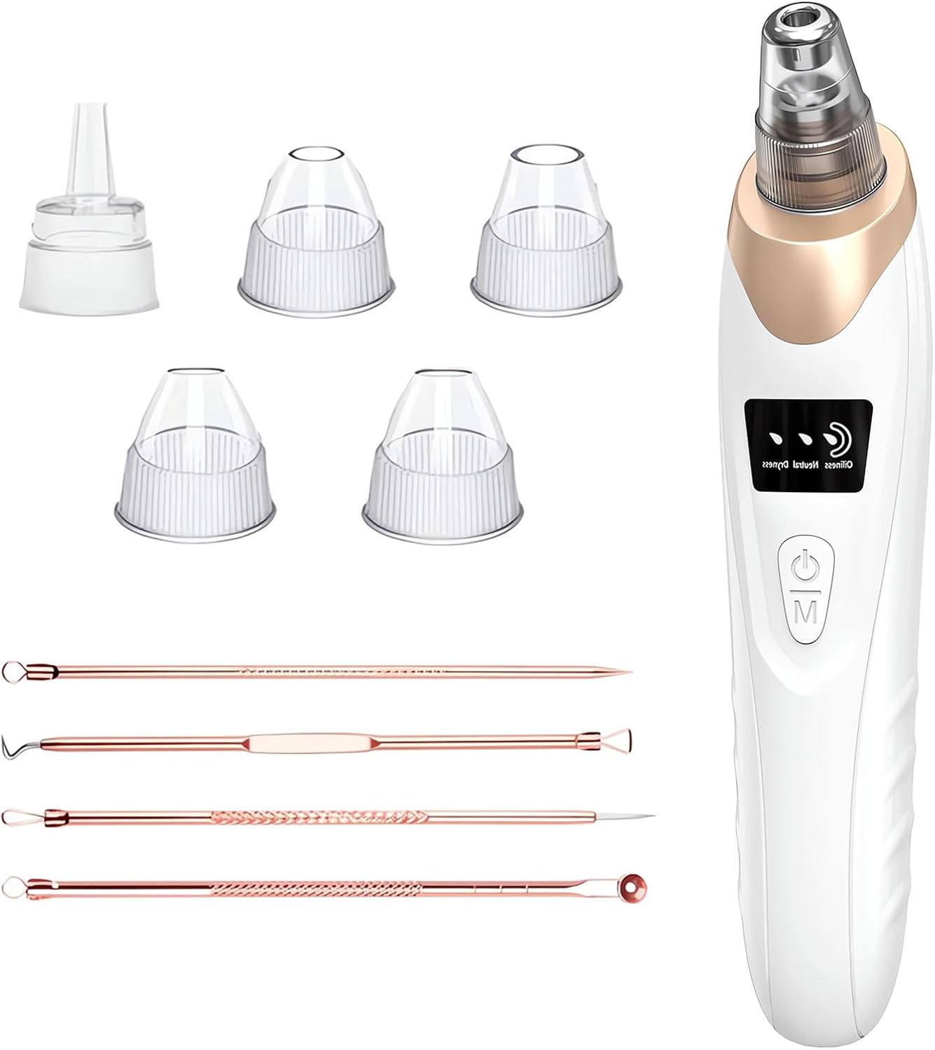 Blackhead Remover Vacuum – 3 Suction Levels, 5 Probes, USB Rechargeable - SmartPagesHub.com
