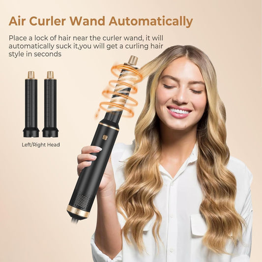 5 - in - 1 Blow Dryer Brush – Ionic Hot Air Styler for Curling & Smoothing - SmartPagesHub.com