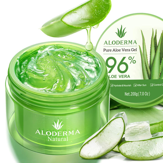 Aloderma Organic Aloe Vera Gel – Soothing Moisturizer for Face, Body & Hair - SmartPagesHub.com