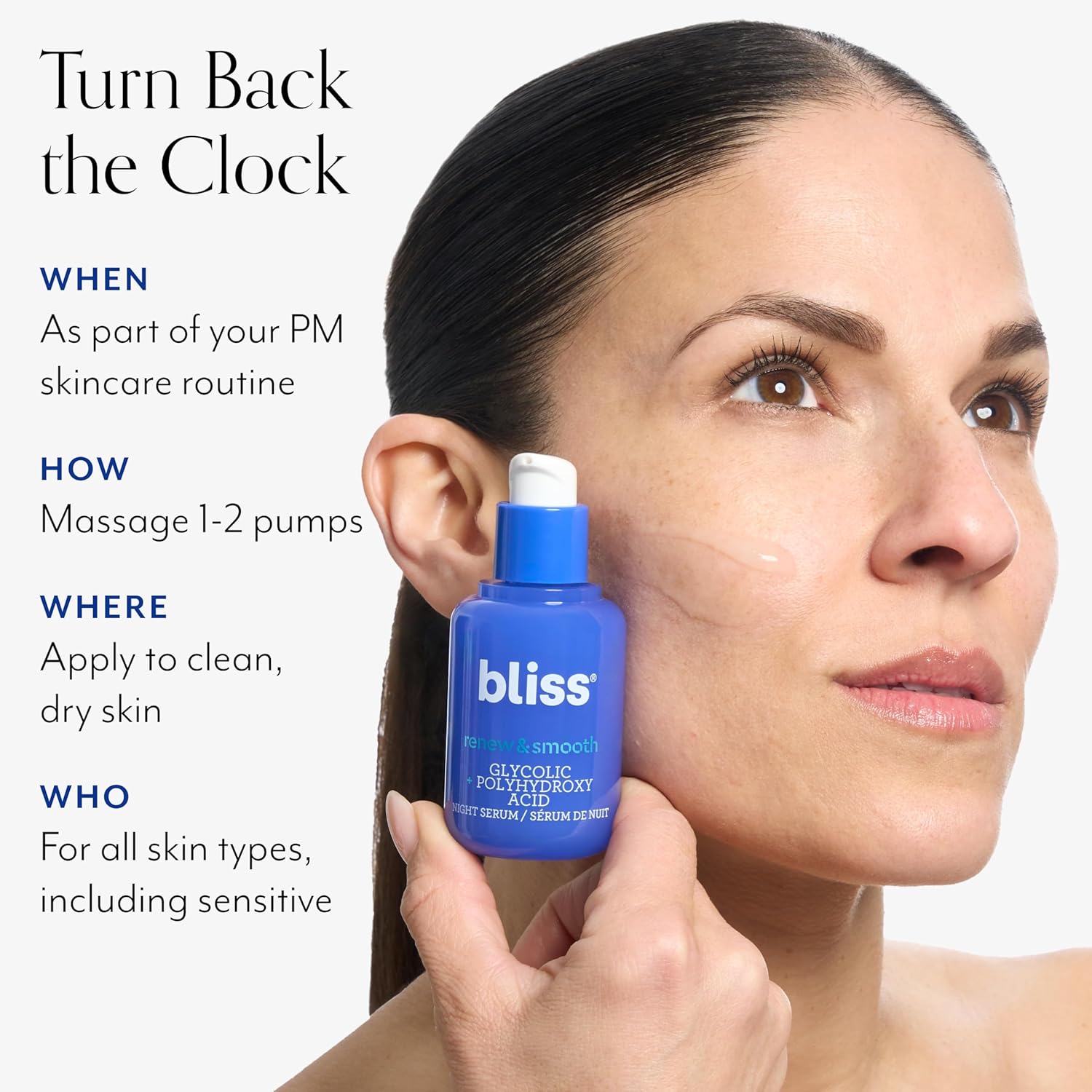 Bliss Night Resurfacing Serum with Glycolic Acid – Exfoliating AHA Serum for Smooth, Glowing Skin - SmartPagesHub.com