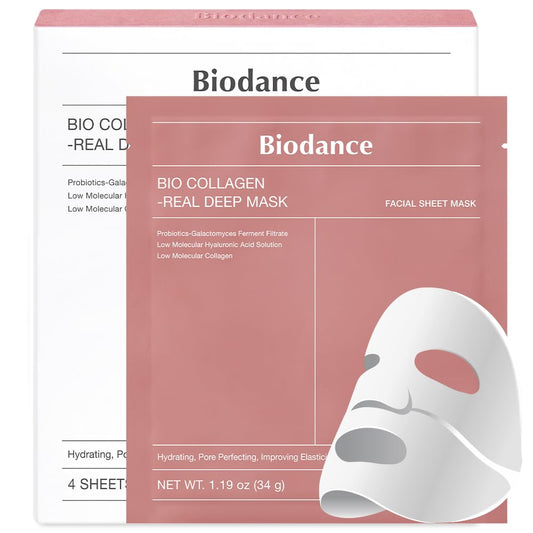 BIODANCE Bio - Collagen Hydrogel Mask – Hydrating & Pore Minimizing (4 Pack) - SmartPagesHub.com